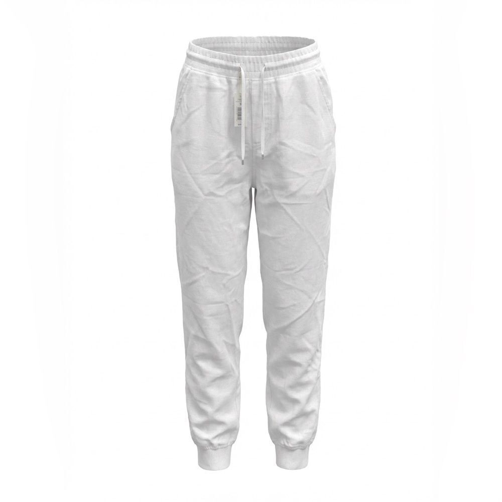 MAX STUDIO WOMENS ATHLETIC PANTS SIZE M CREAM